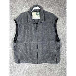 Wearguard Sleeveless Full Zip Fleece Vest Mens Size XL Gray Pockets Style‎ 1942H